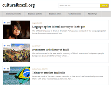 Tablet Screenshot of culturalbrazil.org